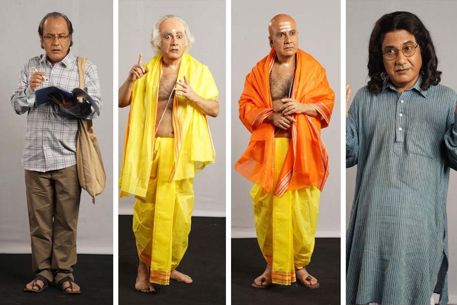 সুরজিৎ বন্দ্যোপাধ্যায়ের বিভিন্ন লুক।