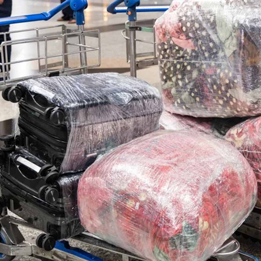 Is Plastic wraps in luggage good idea for travelling dgtl