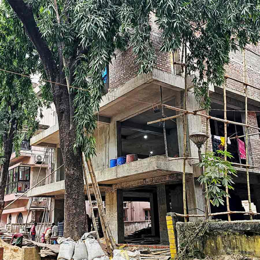 Questions are being raised about whether waterlogging in Kolkata is due to illegal construction