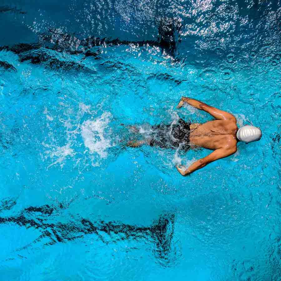 Saugata Das from South 24 Parganas won five gold medals in the individual category of the State Swimming Championship