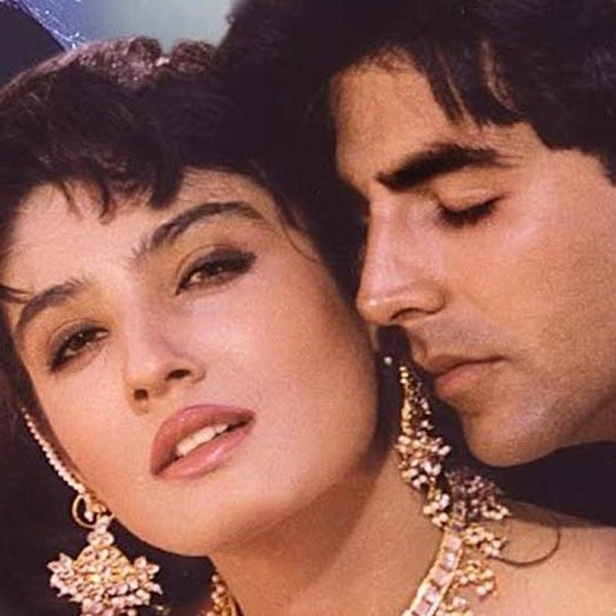 Raveena Tandon and Akshay Kumar