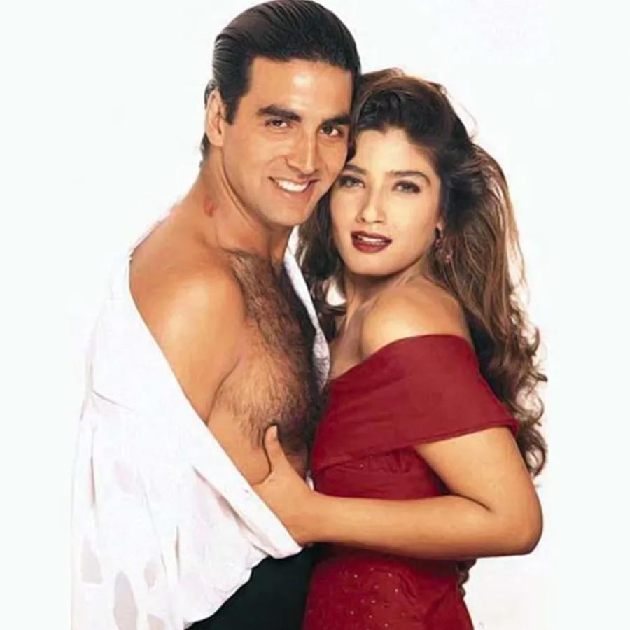 Raveena Tandon and Akshay Kumar