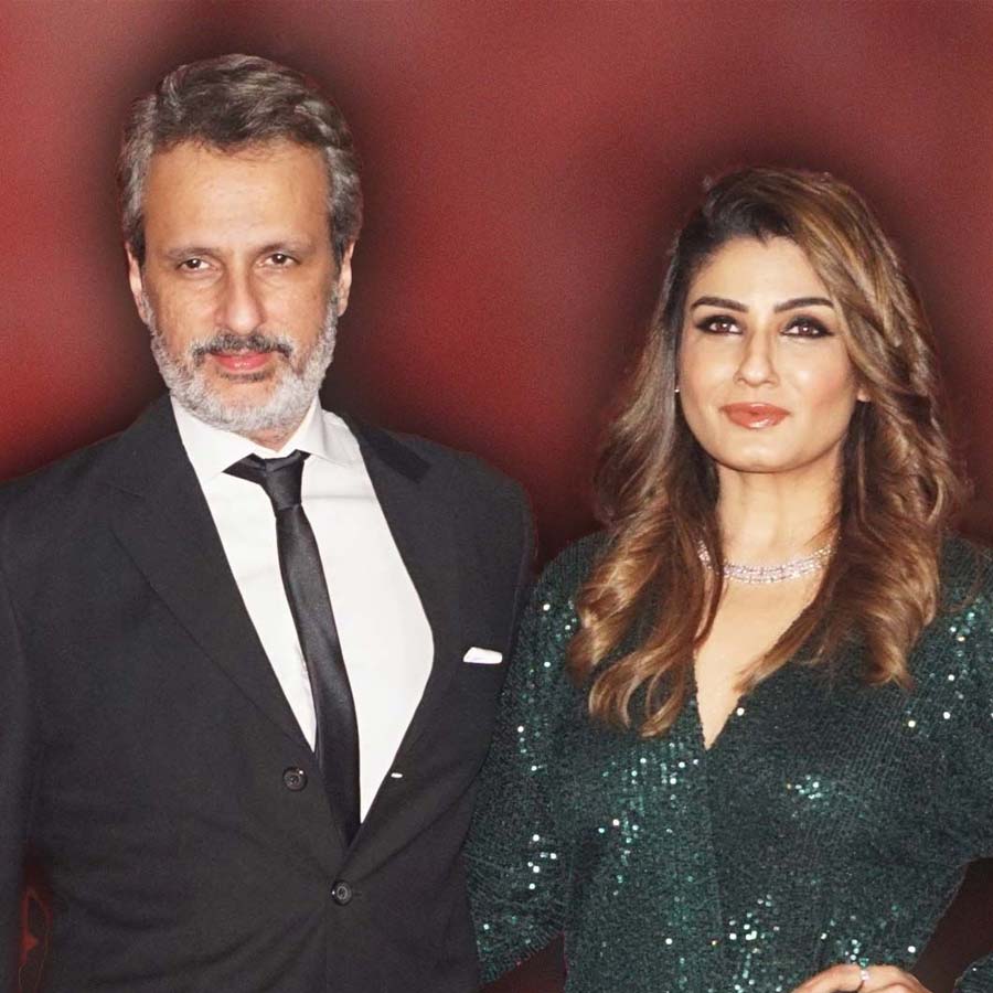 Raveena Tandon and Anil Thadani