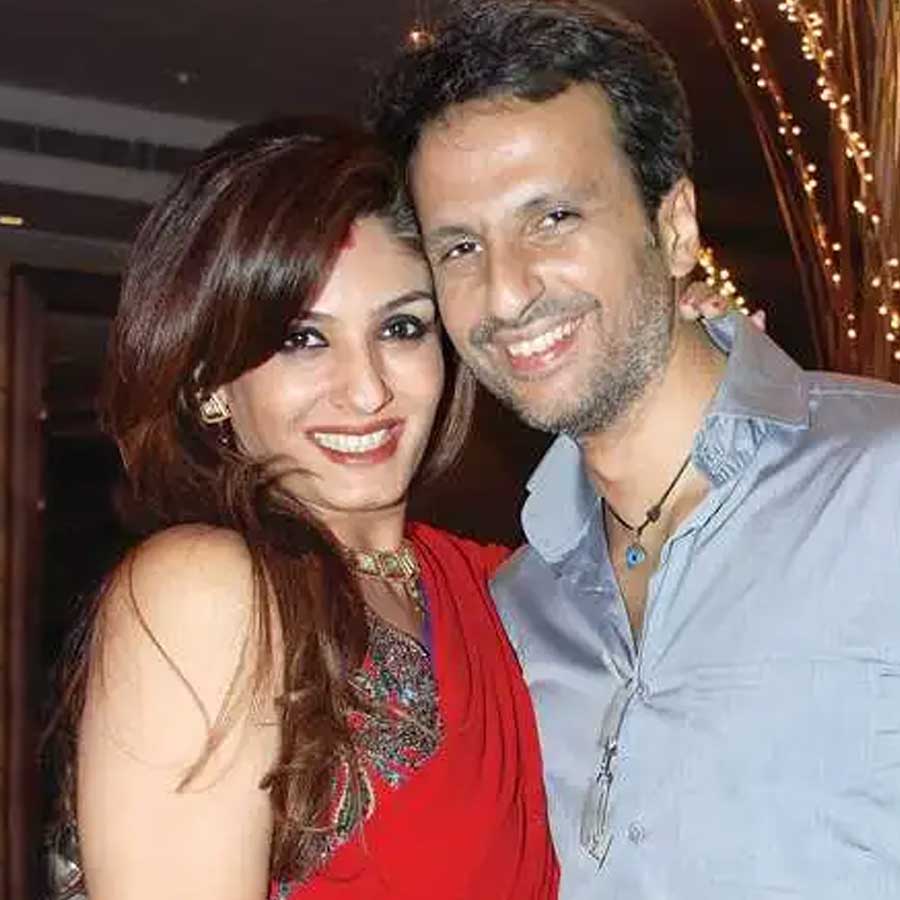 Raveena Tandon and Anil Thadani