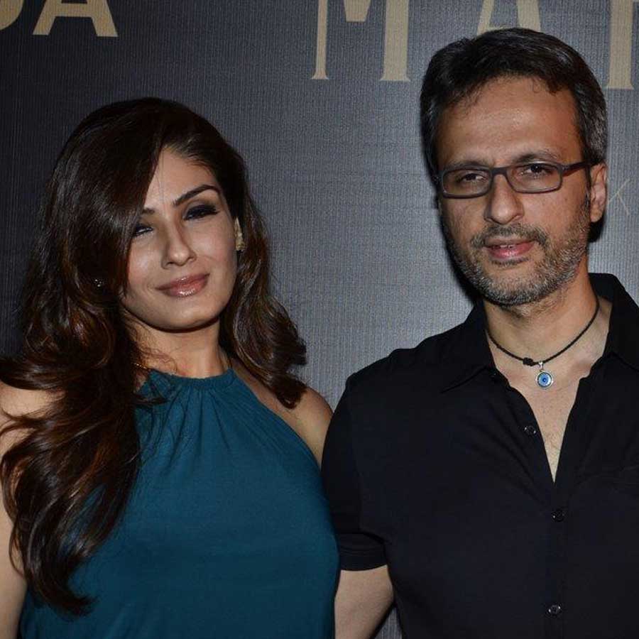 Raveena Tandon and Anil Thadani