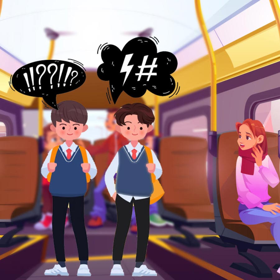 The use of obscene or vulgar language while speaking and wrting is a consequence of social degradation