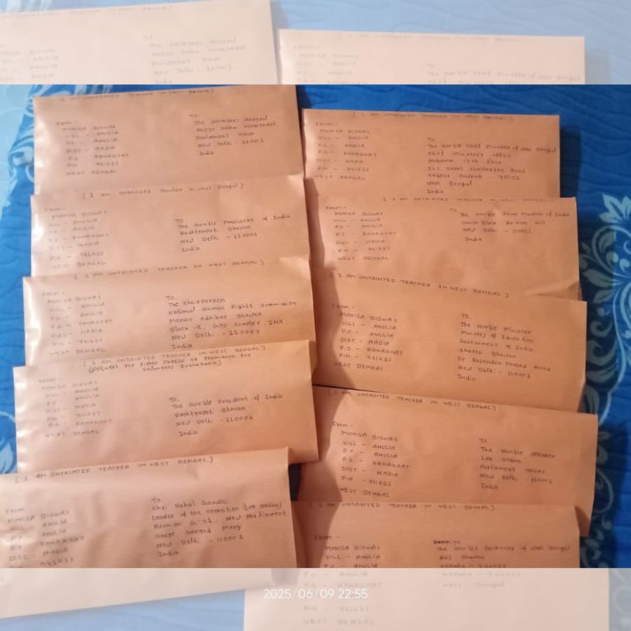 Letters of 'untainted' teachers.