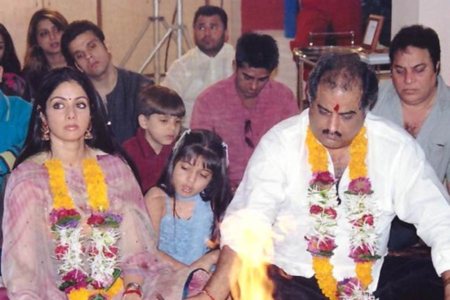 Sridevi with Boney Kapoor