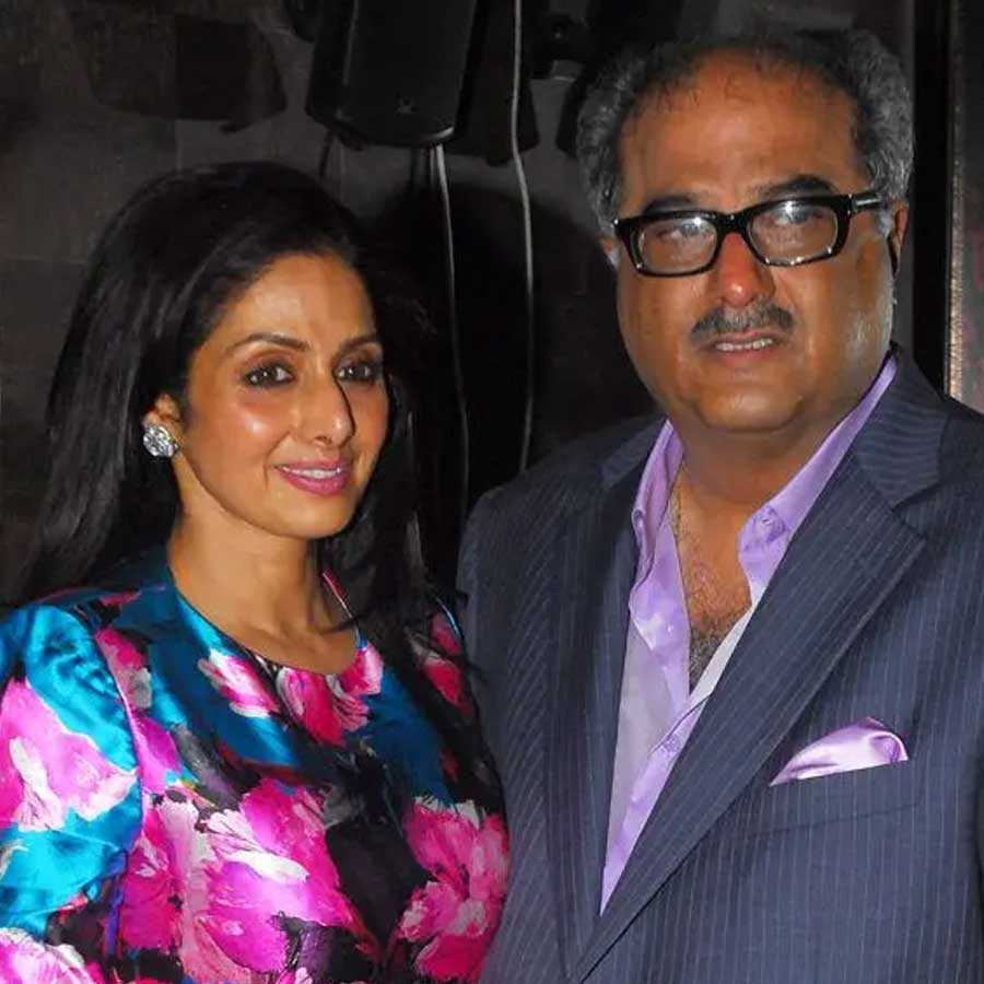 Sridevi with Boney Kapoor