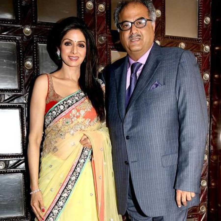 Sridevi with Boney Kapoor