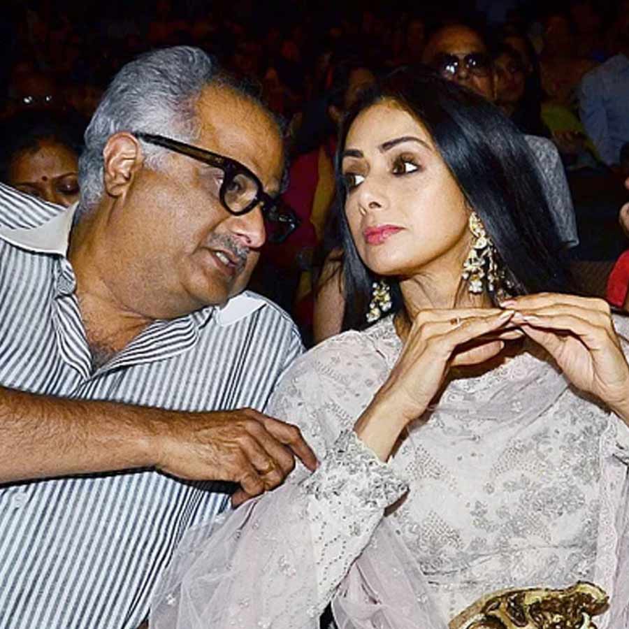 Sridevi with Boney Kapoor