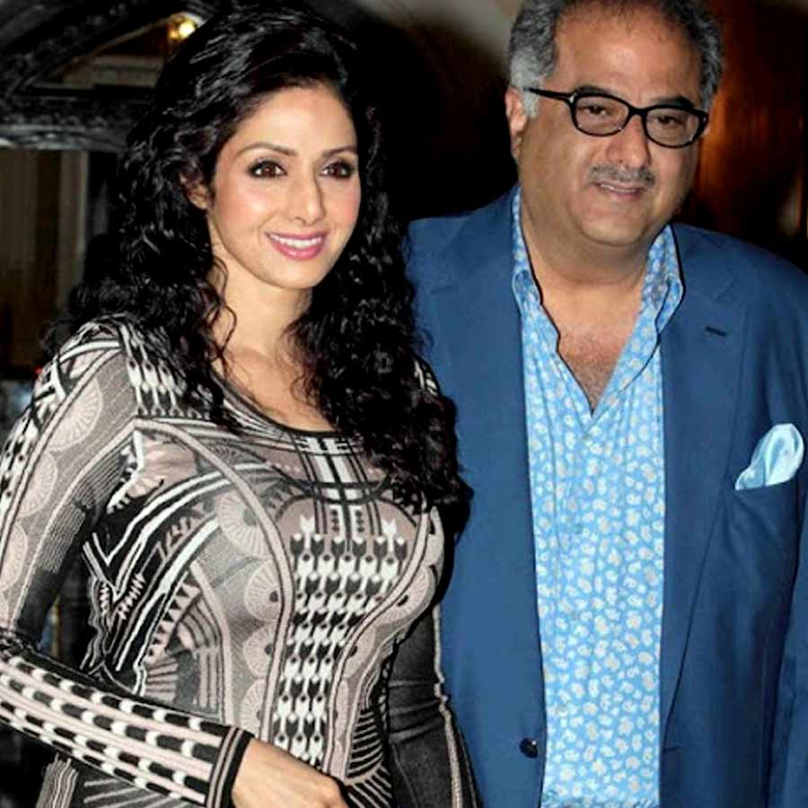 Sridevi with Boney Kapoor