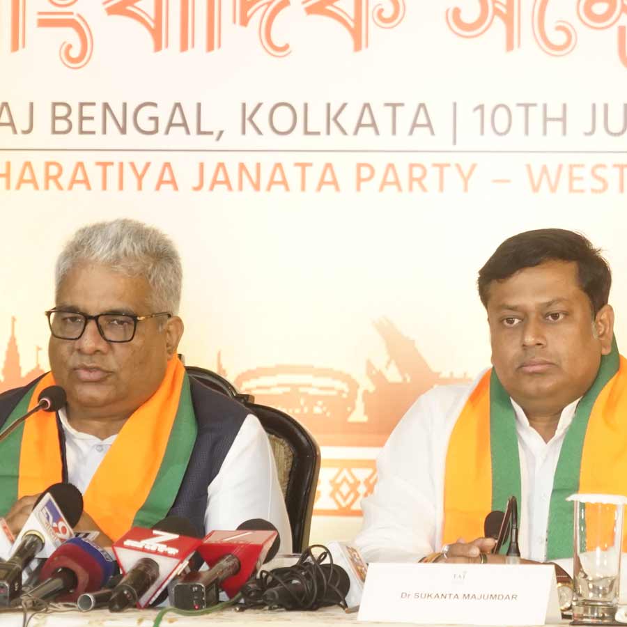 Union Minister Bhupendra Yadav’s scathing attack against Mamata from dais of explaining PM Modi’s achievements in 11 years