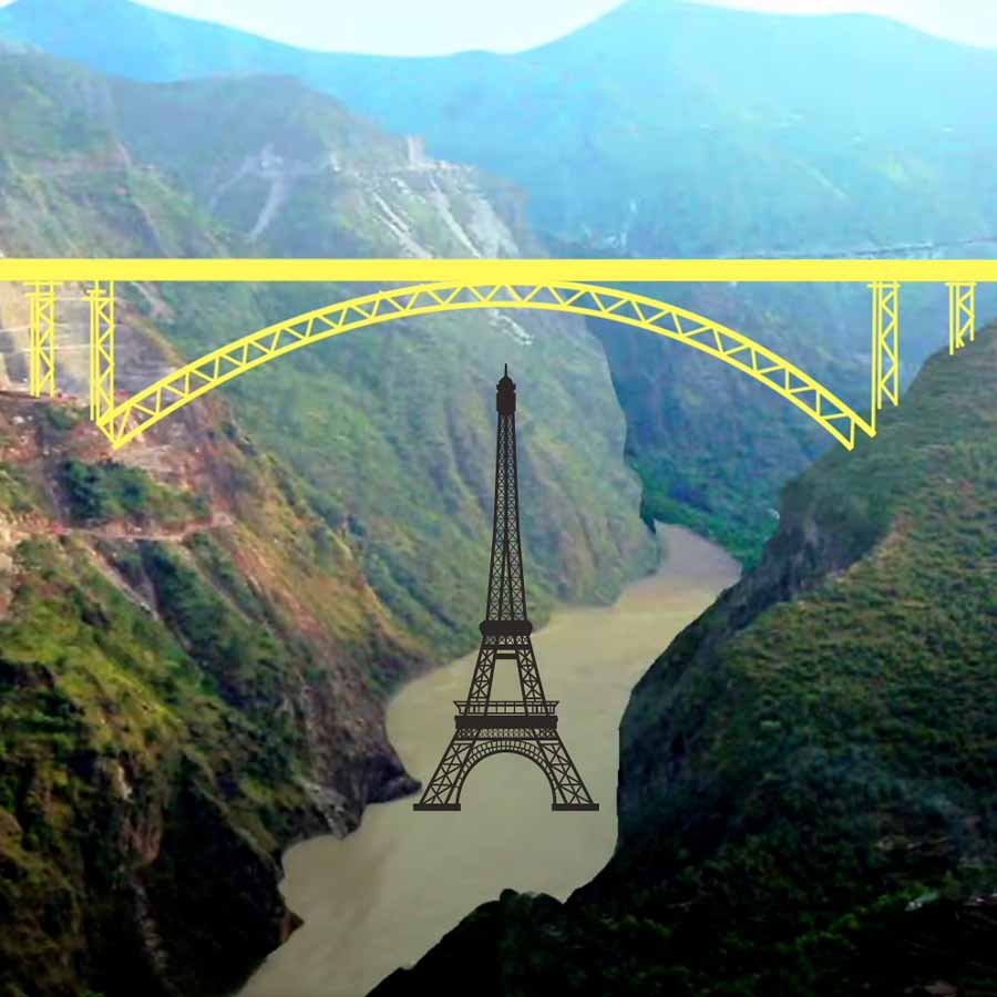 Is Chenab Bridge Really Taller Than the Eiffel Tower dgtl