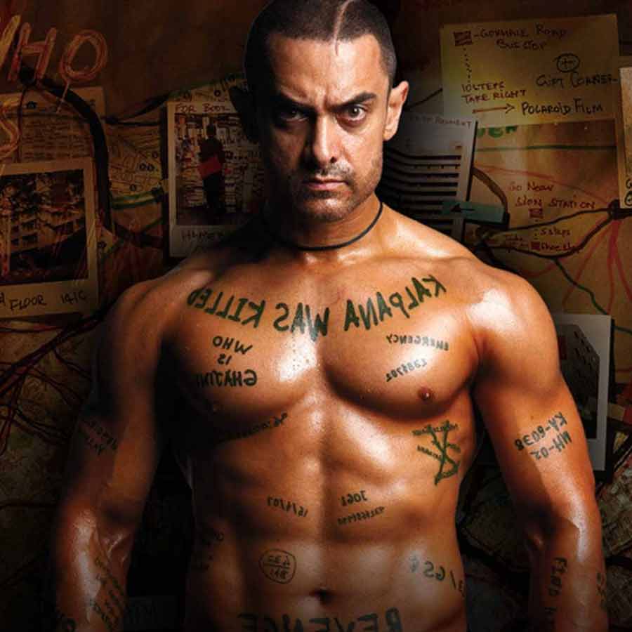 Bollywood actor Aamir Khan went through a vigorous training routine to gain chiselled physique in Ghajini