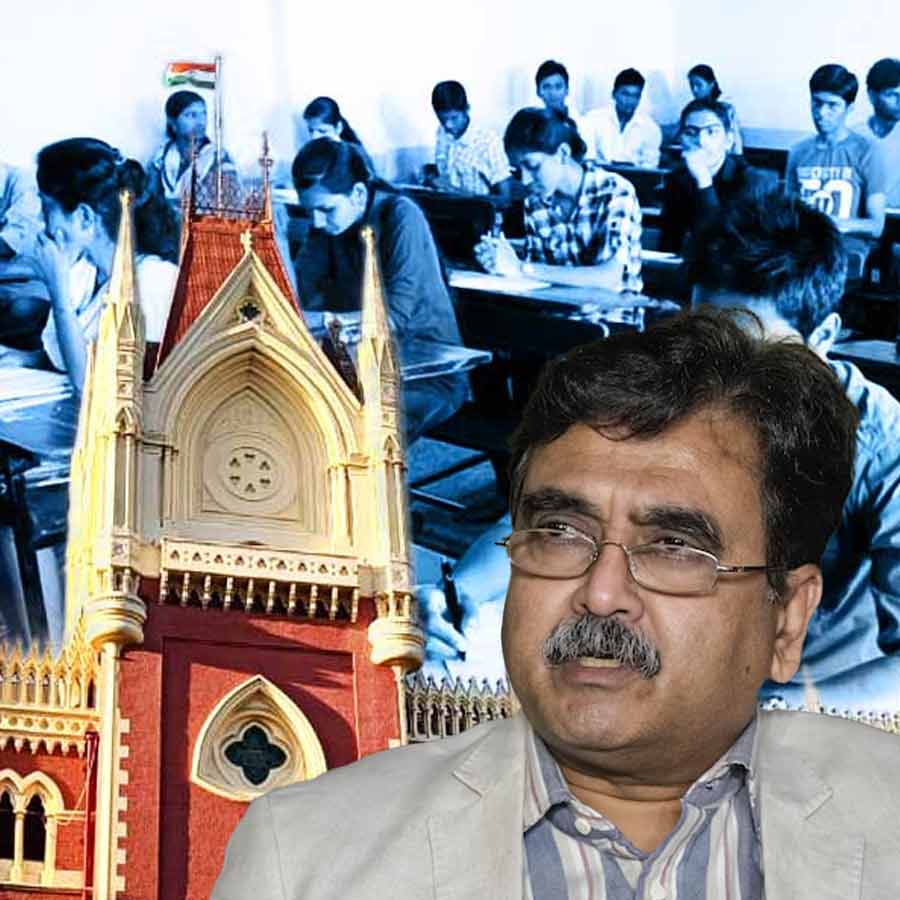 Hearing Calcutta High Court on job cancellation of 32000 primary school teachers in West Bengal