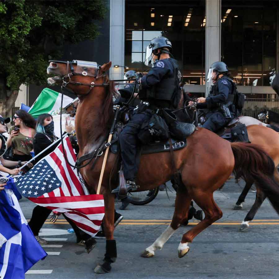 Donald  Trump said Los Angeles is safe now