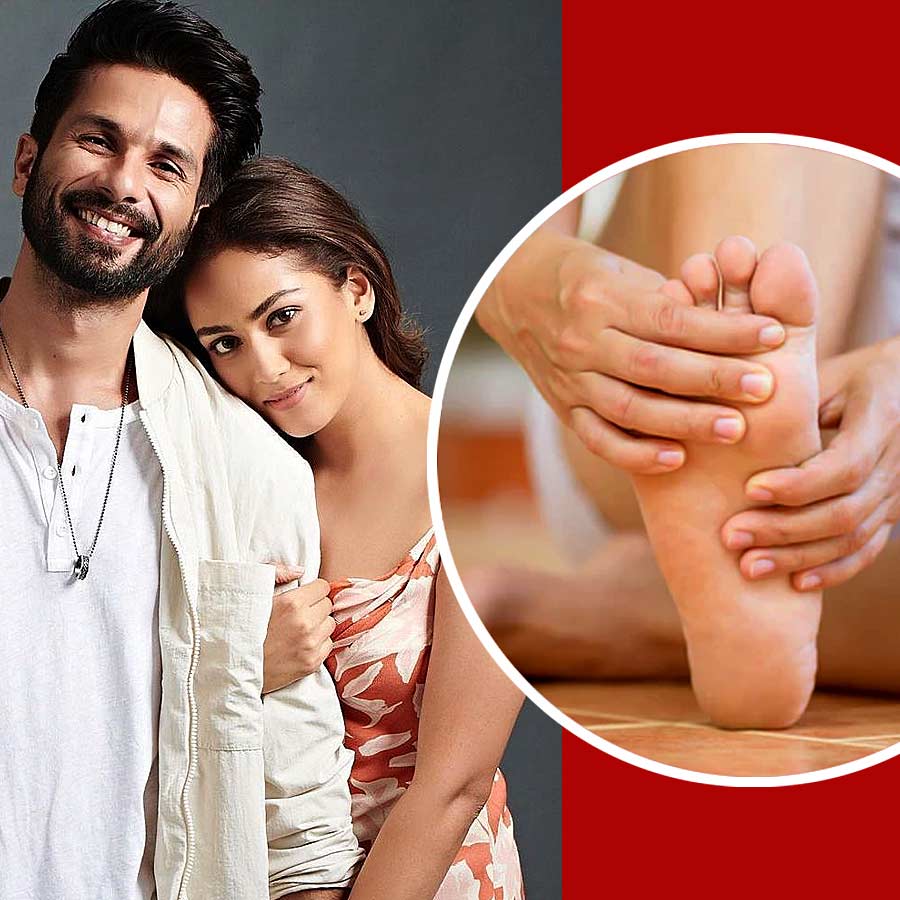 Shahid Kapoor’s wife Mira Rajput Kapoor applied ghee on her sole of the feet at night dgtl