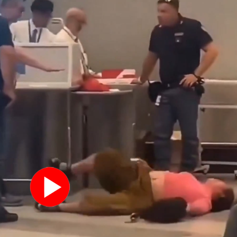 Video of Chinese woman throwing tantrums over overweight luggage at Milan airport dgtl
