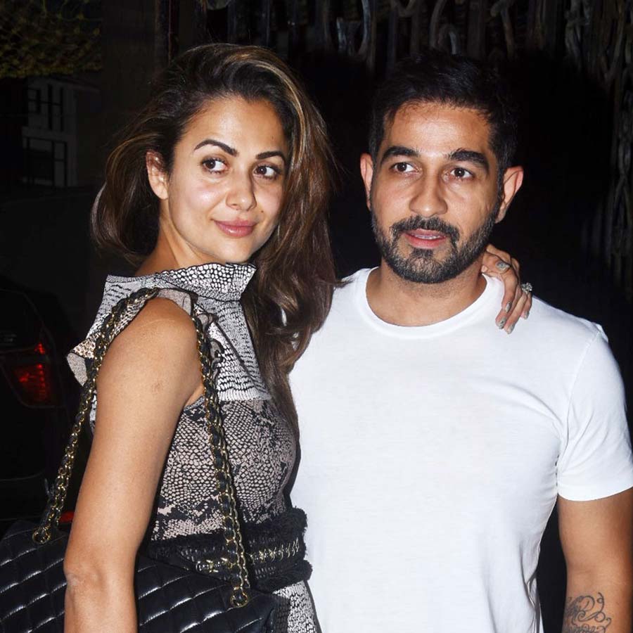 Amrita Arora with Shakeel Ladak