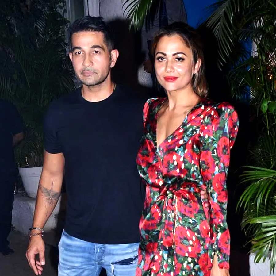 Amrita Arora with Shakeel Ladak