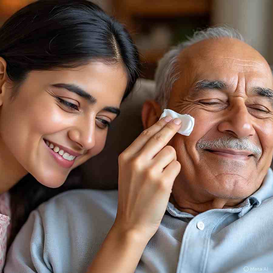 Here are some tips for keeping your Fathers skin healthy and radiant