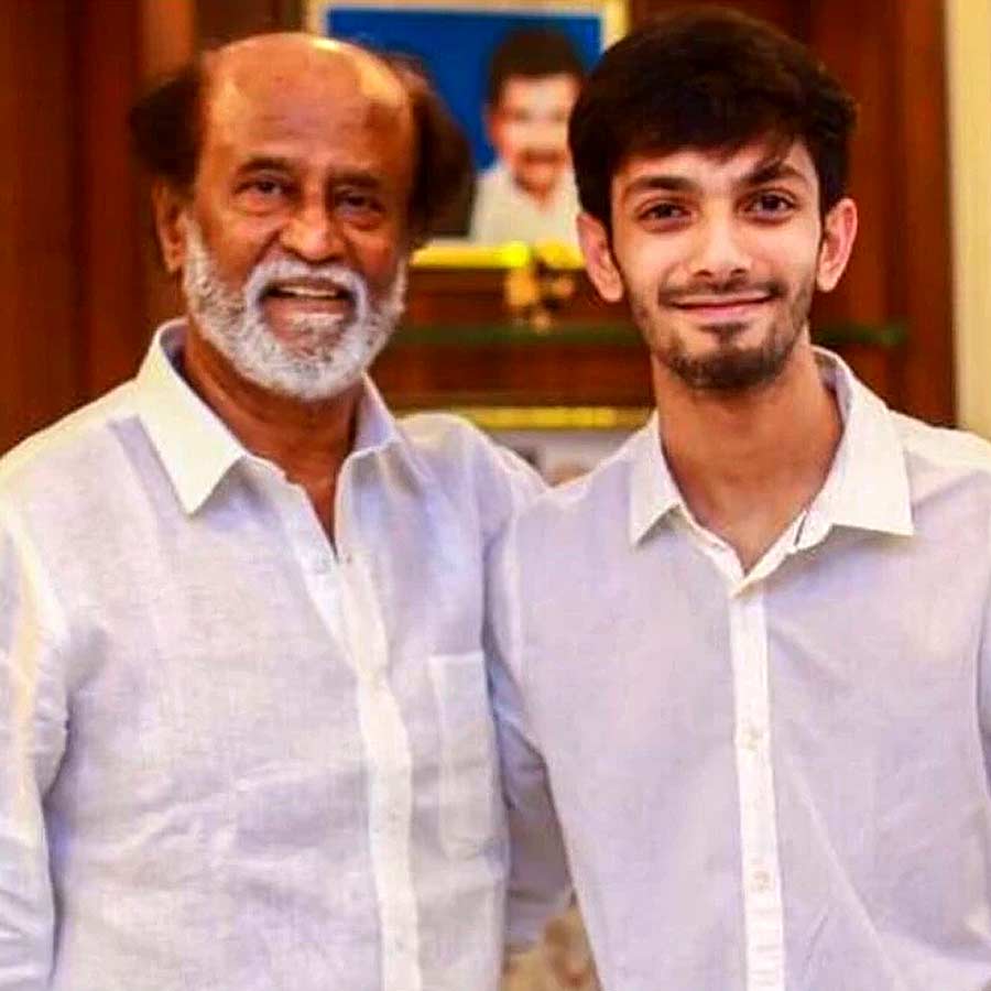 Anirudh Ravichander and Rajinikanth