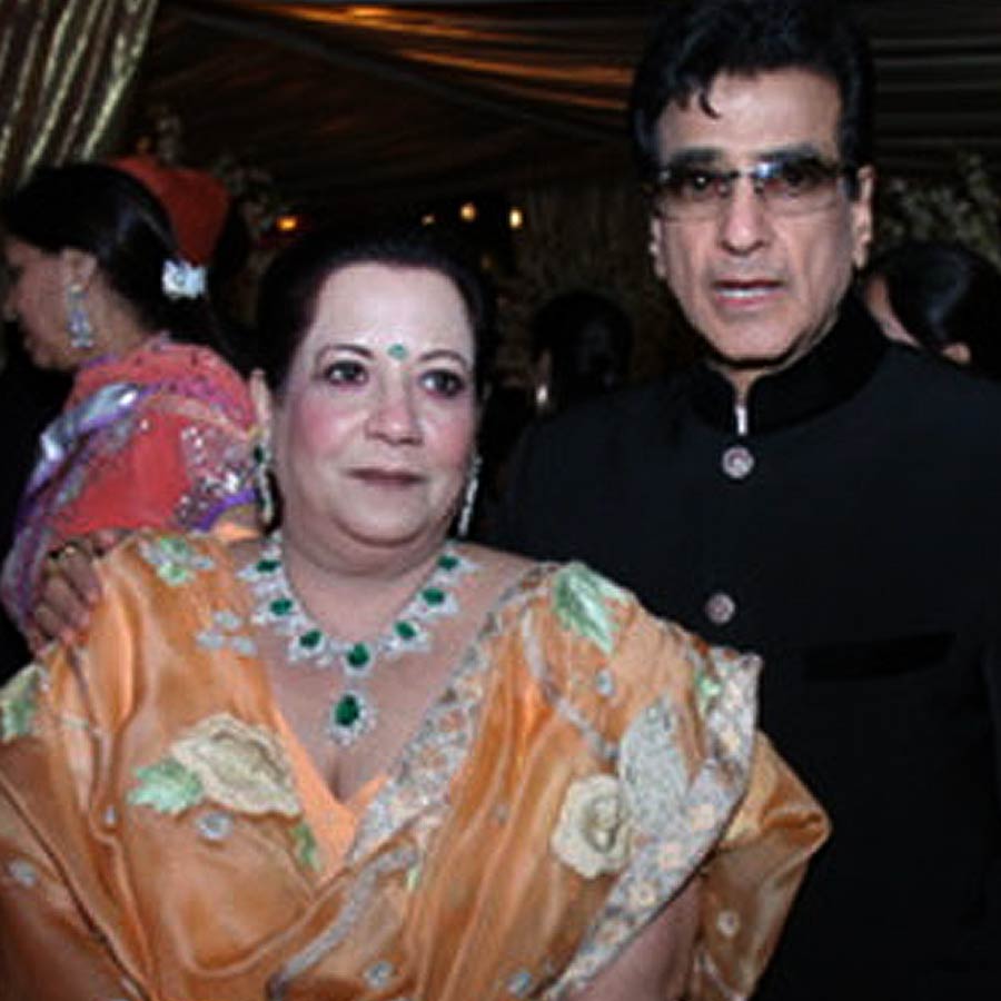 Jeetendra with his wife Shobha Kapoor