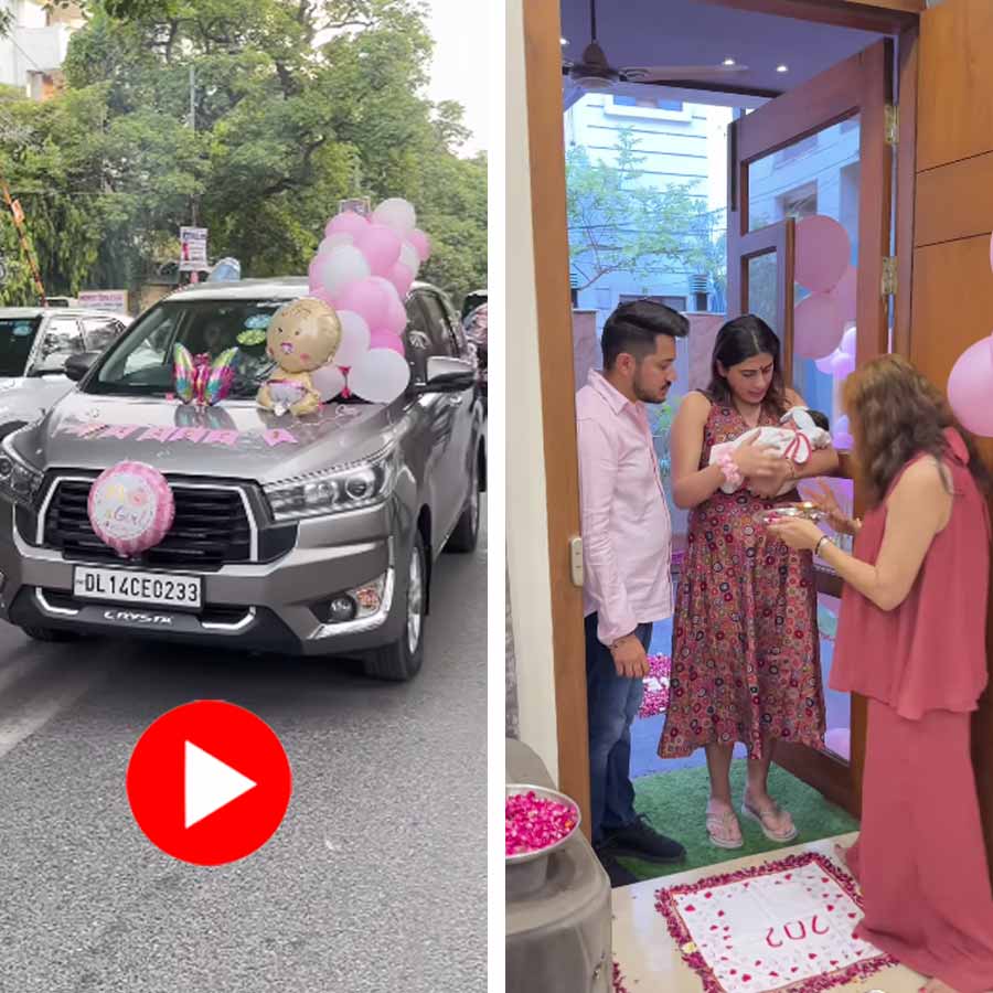 Video shows family members celebrate as baby girl born after 56 years
