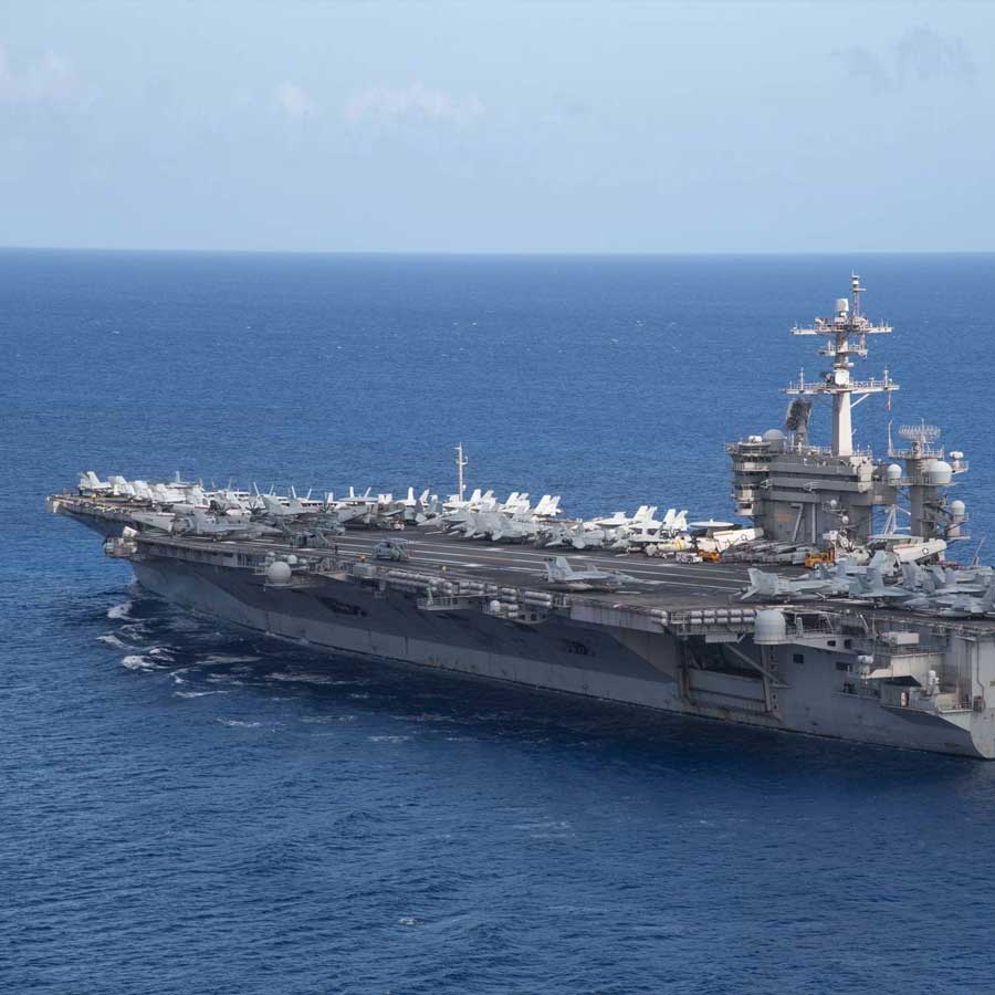 US aircraft carrier USS Nimitz leaves South China Sea as crisis intensifies in West Asia