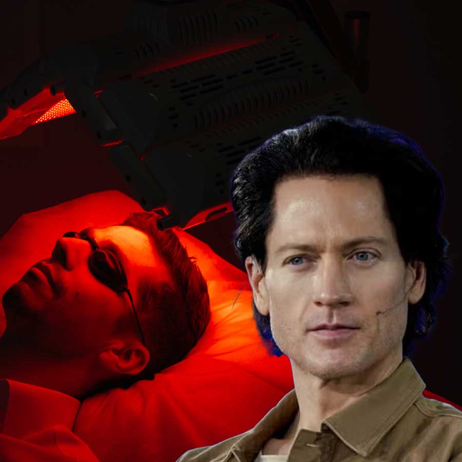 Biohacker Bryan Johnson tried red light treatment for his hair restoration therapy