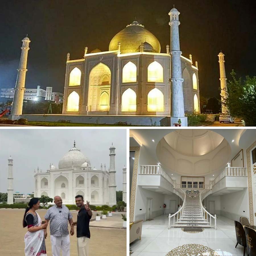 See the home decor of Taj Mahal replica home made by MP teacher for his wife