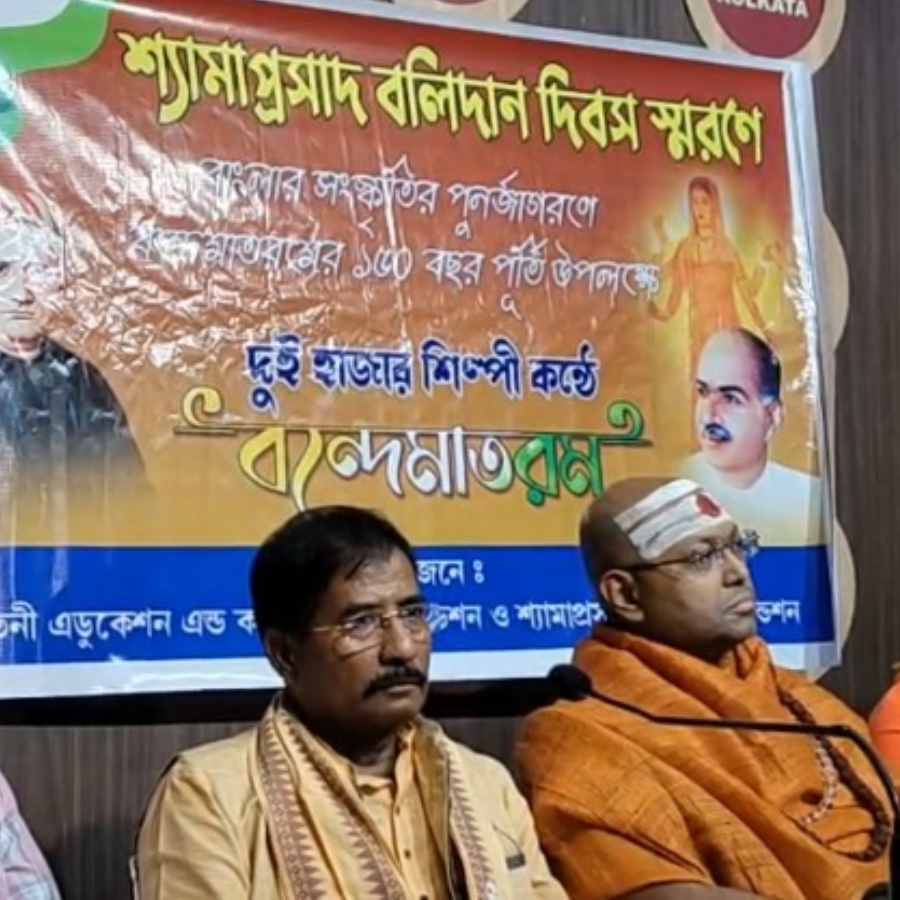 BJP MP Jagannath Sarkar attacks state government for not observing the 150 years of Vande Mataram song, Announces choral performance with 2k artists together