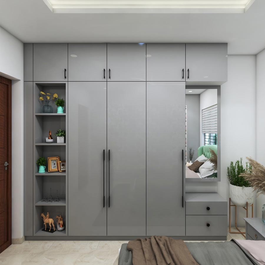 মাপ বুঝে ক্যাবিনেট এবং ওয়াড্রোব করালেও ঘরে বেশি জায়গা পাওয়া যাবে।