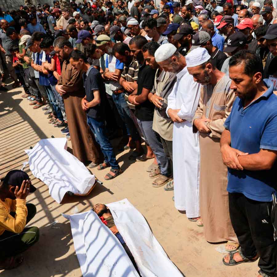 Israeli attack kills 56 Palestinians in Gaza, most of them desperately seeking aid