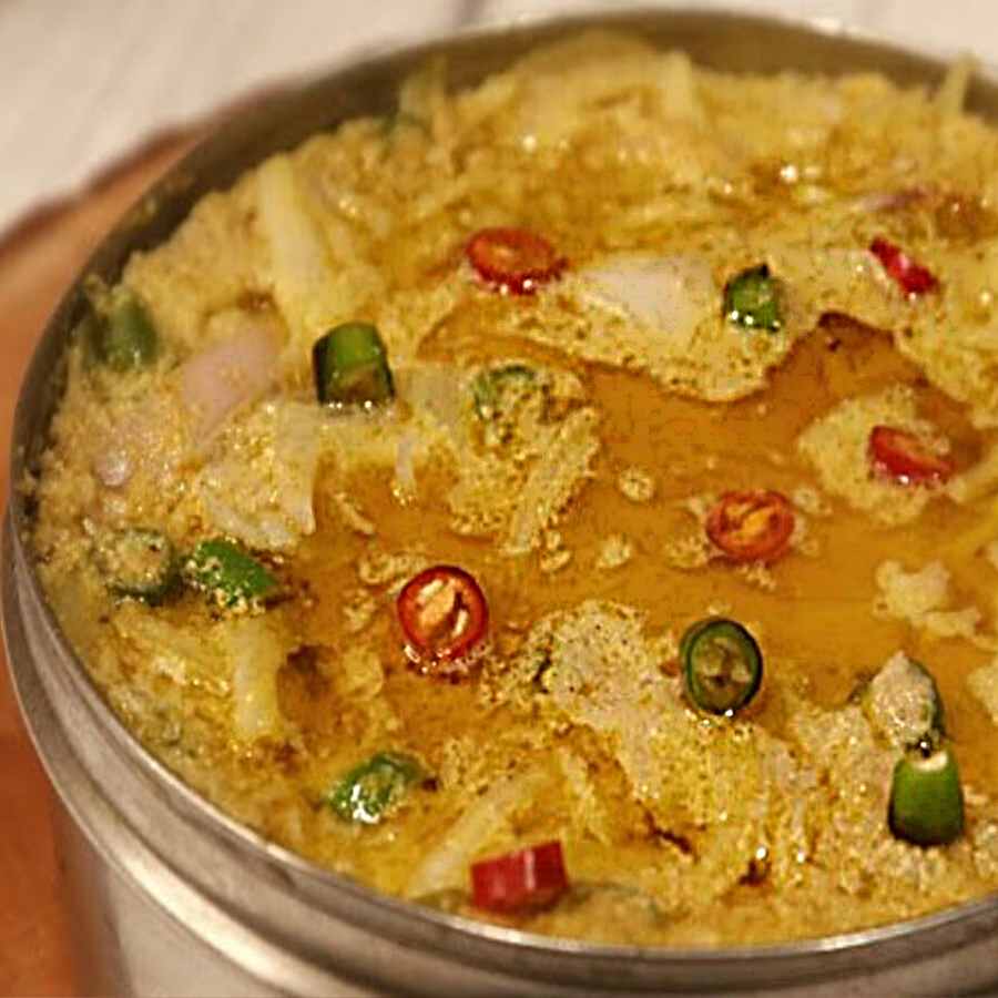 A Bengali Recipe of lentil with poppy seeds named Dal posto dgtl