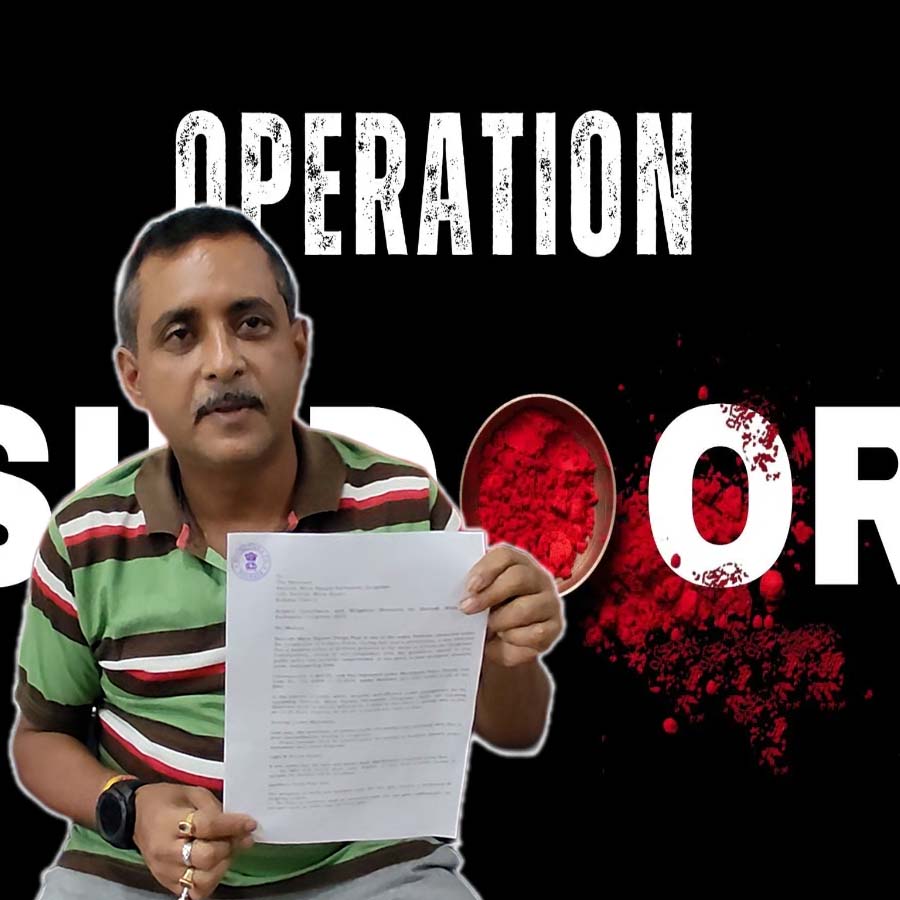 Operation Sindoor themed in upcoming Durga Puja Festival in Santosh Mitra Square Park Kolkata dgtl