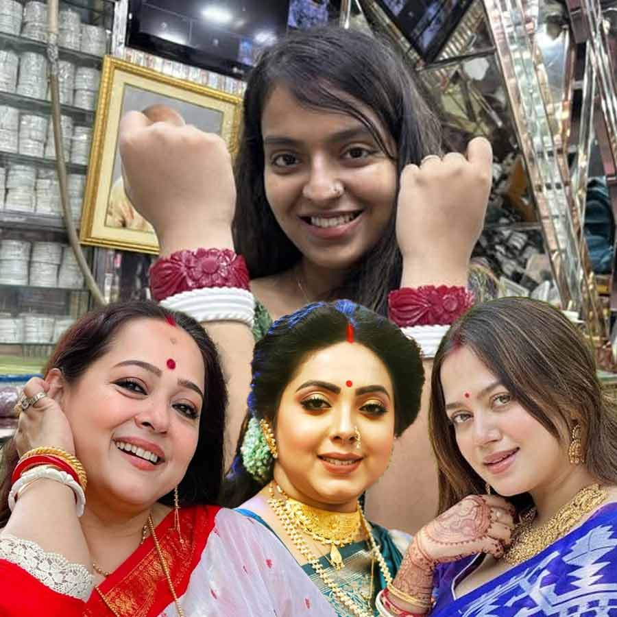 Actress Actress Ahona Dutta, Aparajita Auddy, Sreemoyee Chattoraj on the issue of Madhubani Goswami’s post on wearing Sankha, Pola dgtl