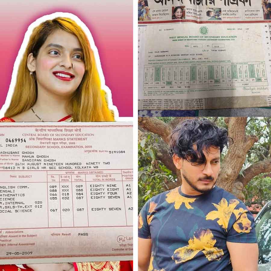 ফেসবুকে পোস্ট করলেন মাধ্যমিকের মার্কশিট।