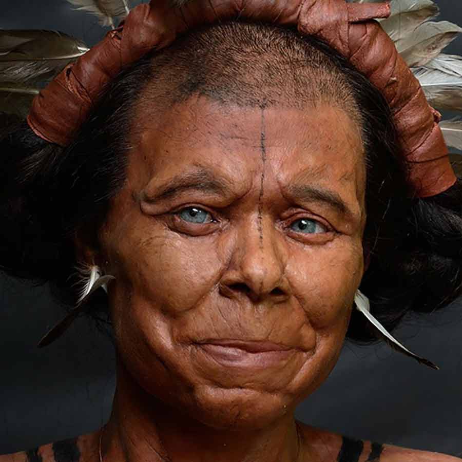 Scientists of Belgium reconstruct the face of 10,500 year old woman using DNA