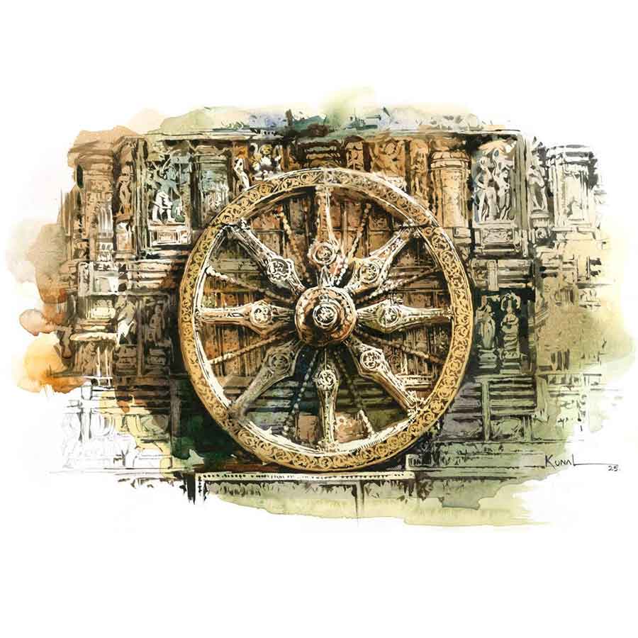 The wheel of destiny, the wheel of fate, wheel behind everything