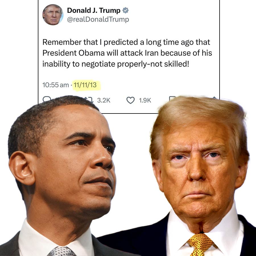Old post of Donald Trump about Barack Obama regarding Iran crisis resurfaces as US strikes Tehran dgtl