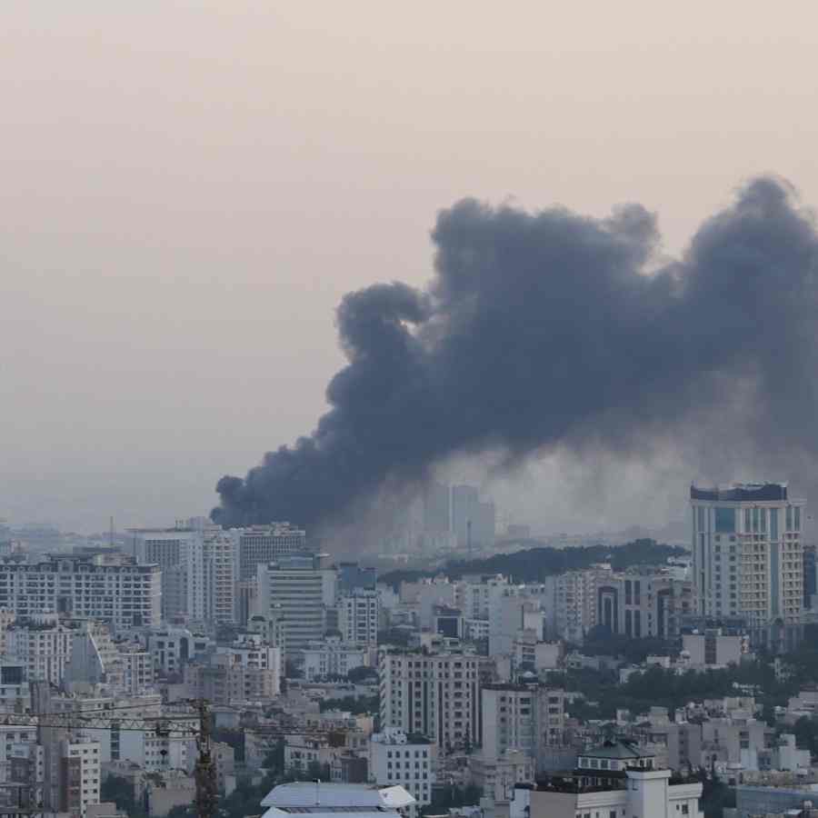 damage in Tehran