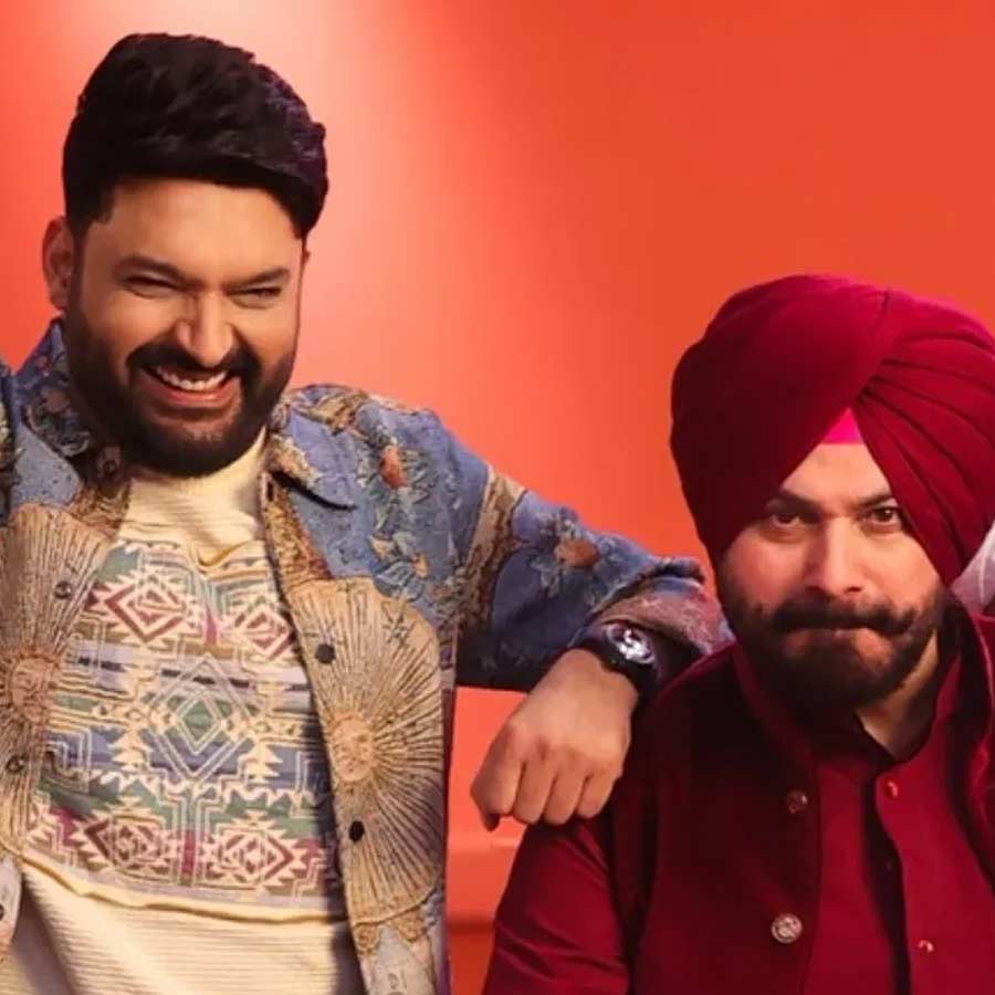 Navjot Singh Sidhu with Kapil Sharma