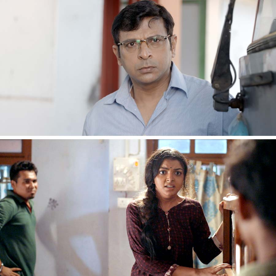 নতুন সিরিজ় ‘প্রফেসর সেনগুপ্ত’র এক দৃশ্য।