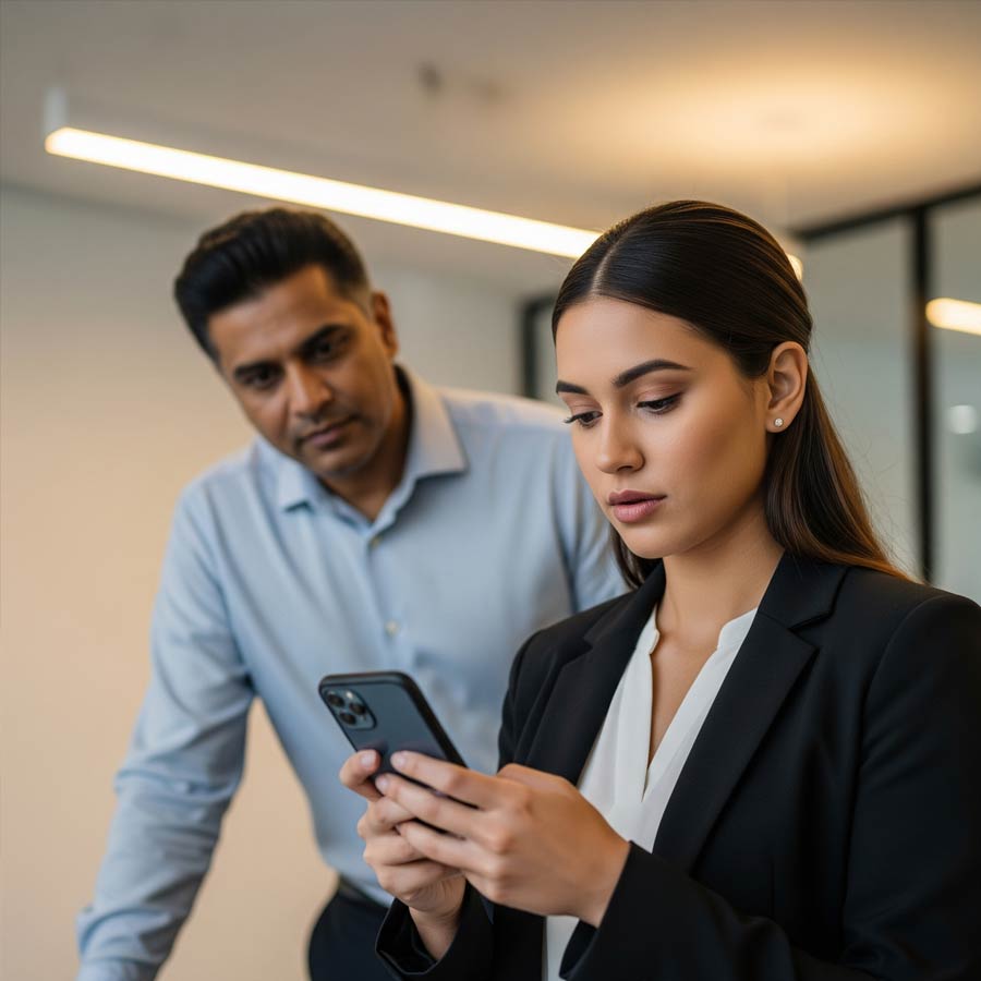 What CEO of a startup company asked his female intern