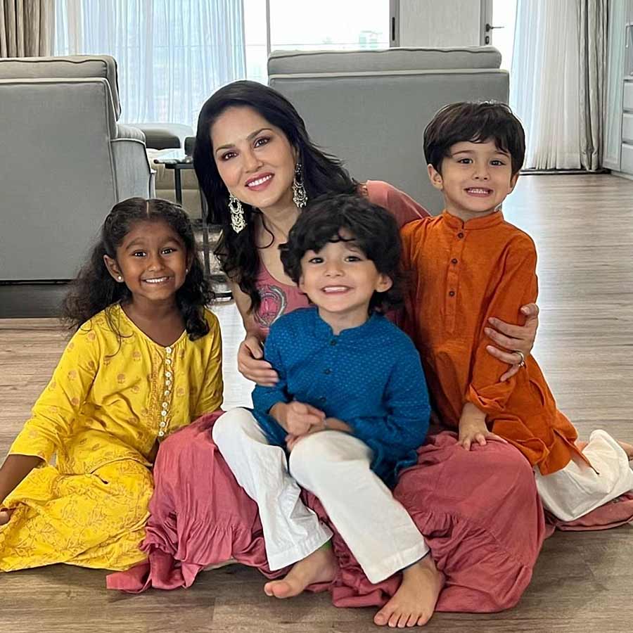 Bollywood actress Sunny Leone shares how she teaches responsibility to her kids