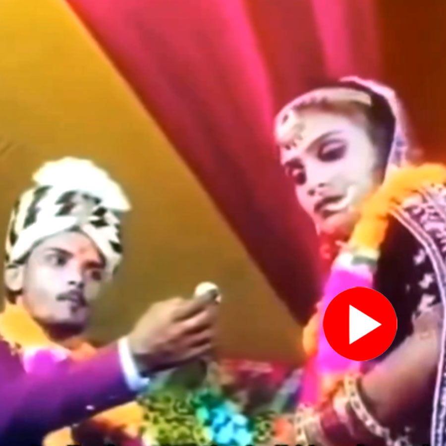 Video shows bride throw sweet when groom tries to feed her, then this happened