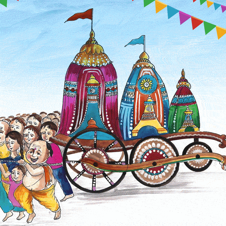 As Bengal ralishes on Jilipi, Papad bhaja on rathyatra, what people of puri enjoys on the very day dgtl