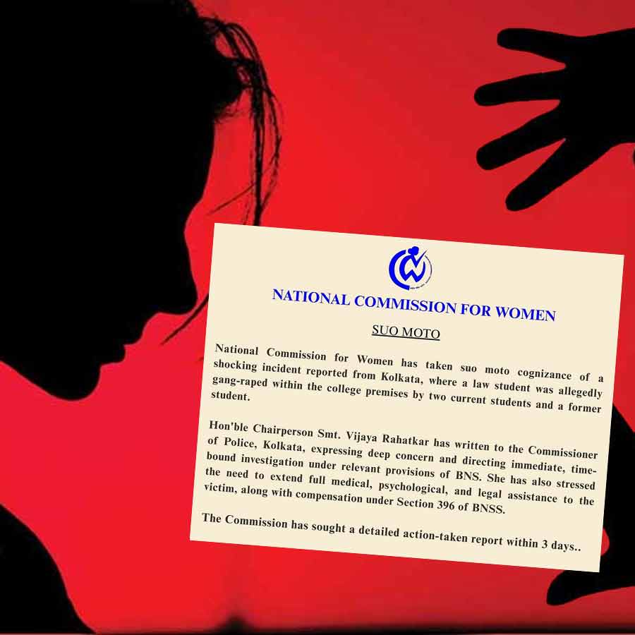 National Commission for Women has taken suo moto cognizance in Kasba incident